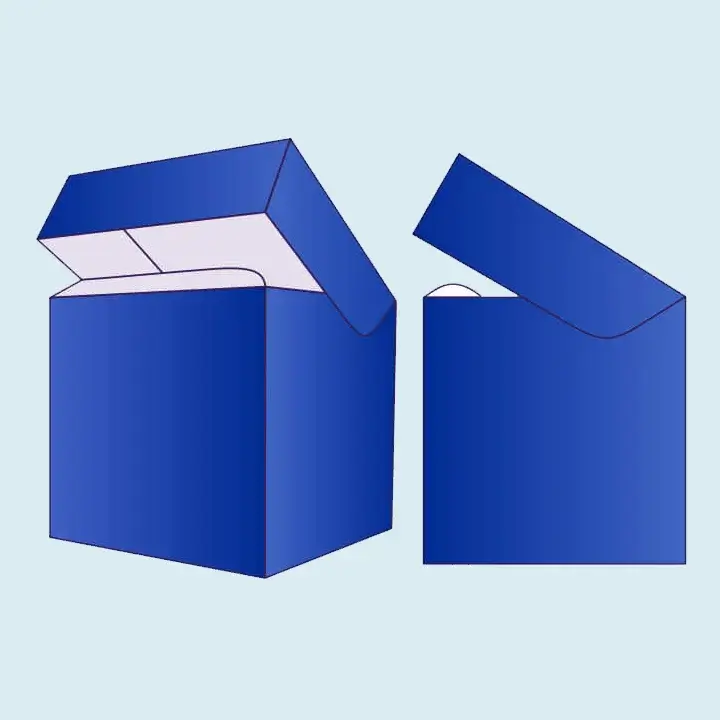 Auto lock cap packaging box