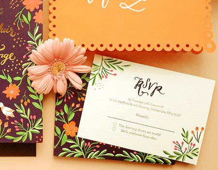 Custom-Printed Invitation Cards
