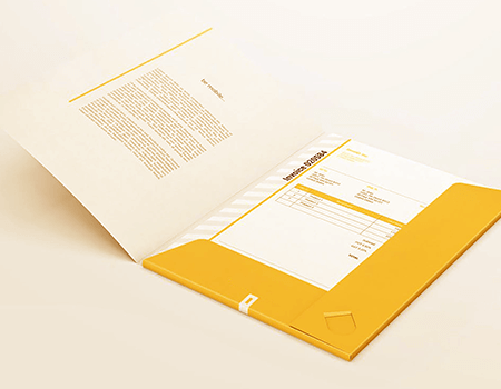 Custom-Printed Presentation Folders
