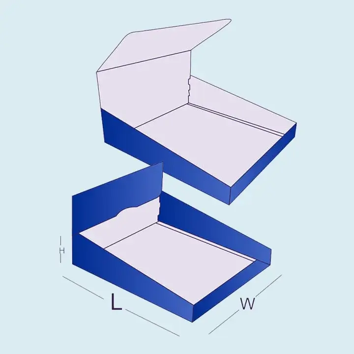 Double-wall pop display box