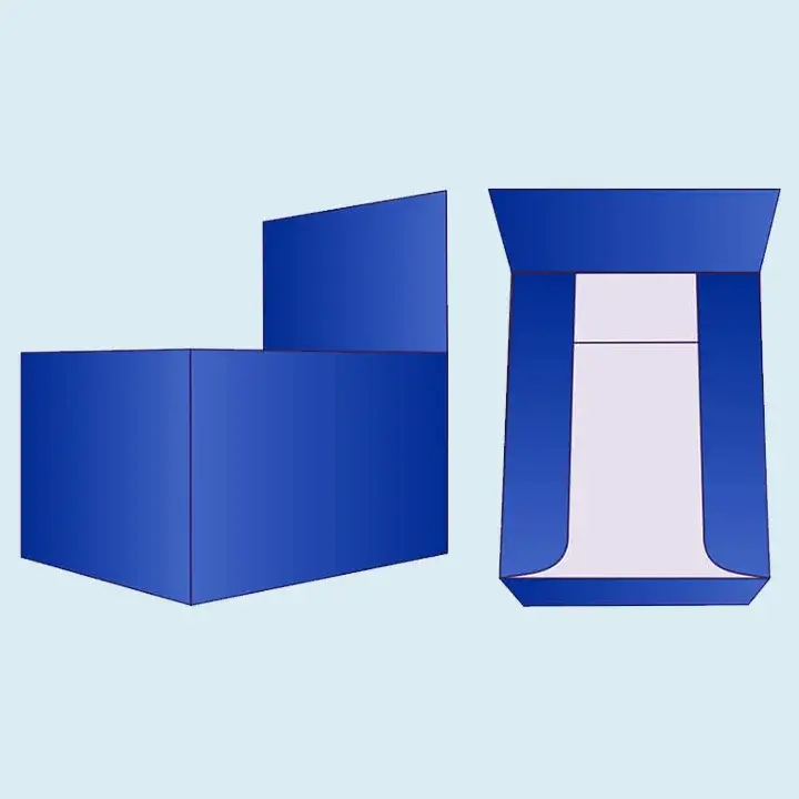 Folding display box with auto-lock bottom