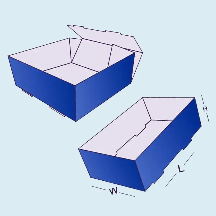 Foot lock tray packaging