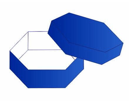 Hexagon 2-Piece Box