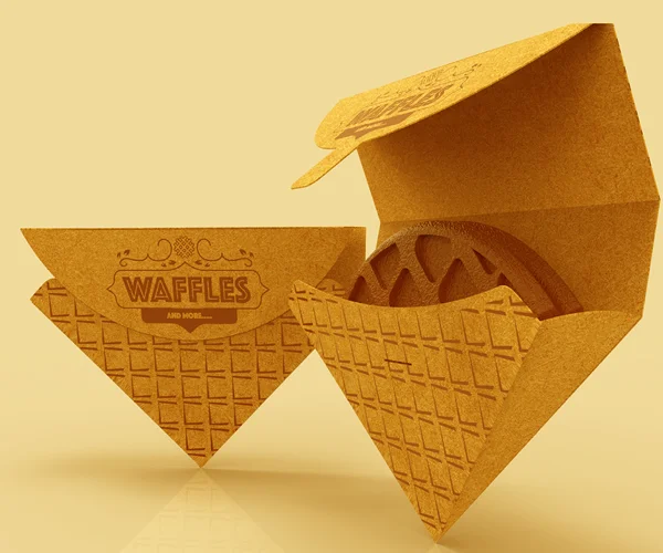 Kraft Waffle Boxes