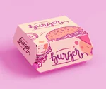 Logo-printed Burger Box Packaging