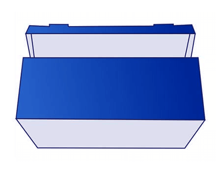 One-piece Tray with Lid