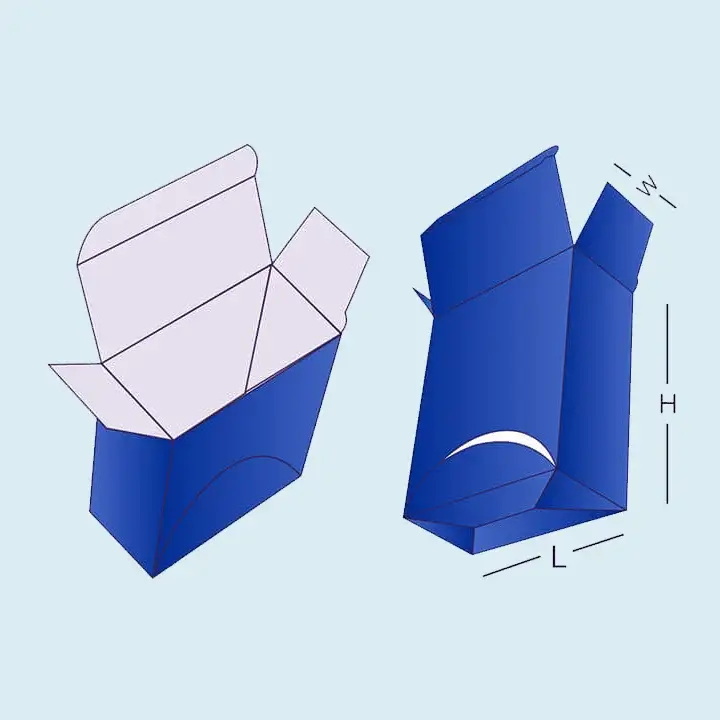 Product dispenser box with opening flap