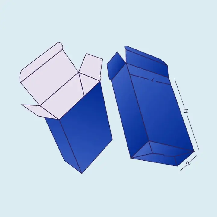 Retail tuck end auto bottom box packaging
