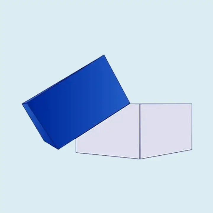 Frame tray box with reinforced walls and lid
