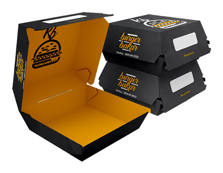 Custom Burger Box Packaging