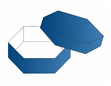 Custom Hexagon 2-Piece Boxes