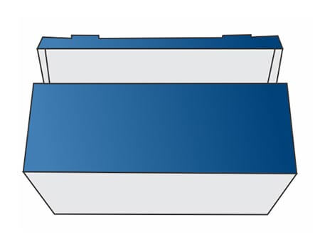 Custom One-piece Tray with Lid