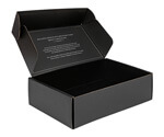 Black Coloured Mailer Boxes