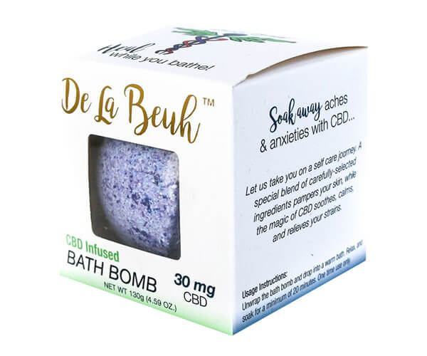 Cardboard CBD Bath Bomb Boxes