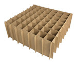 Cardboard Cross Product Partition
