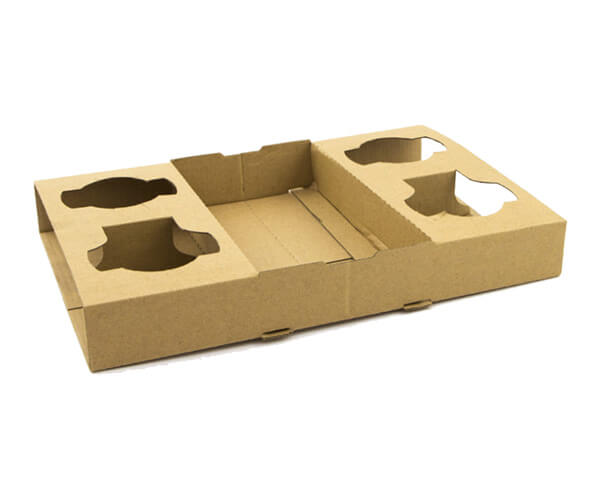 Cardboard Cup Carrier Tray