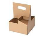 Cup Carrier Box with Handle