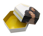 Custom Printed Luxury Rigid Hexagonal Box
