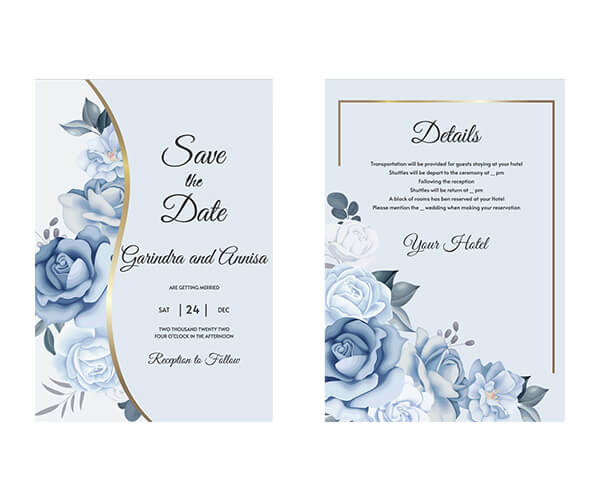 Custom Printed Invitations