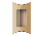 Pillow-Shaped Kraft Window Boxes