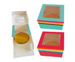 Custom Cardboard Pastry Box with Window