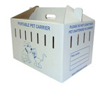 Corrugated Pet Carrier Boxes With Holes for Animals