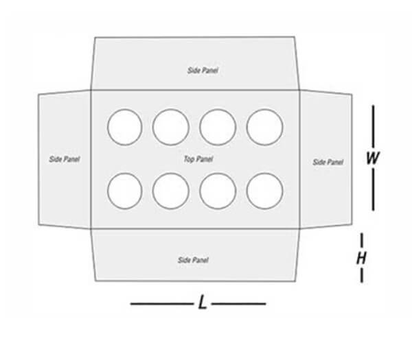 Punch Partition Dieline