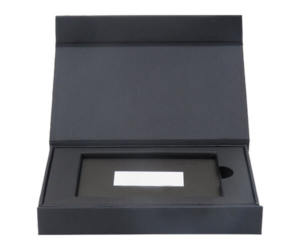 Black Coloured Gift Card Rigid Packaging