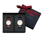 Rigid Luxury Wrist Watch Box Packaging with Ribbon
