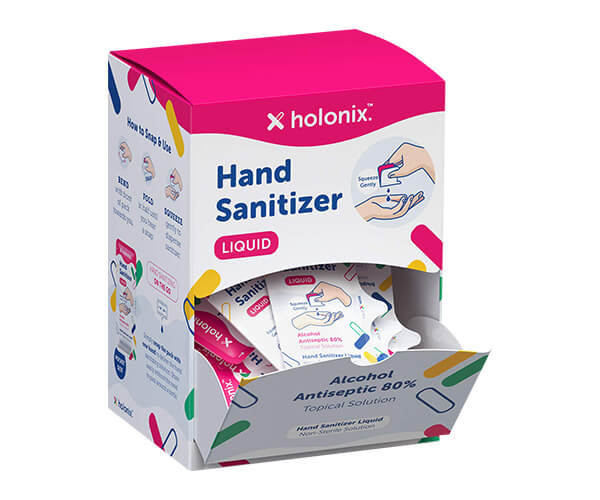 Cardboard Sanitizer Box Packaging