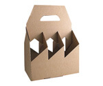 Cardboard Six-Pack Bottle Carrier Packaging