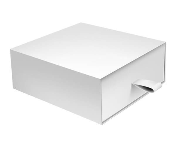 White Sliding Drawer Rigid Box