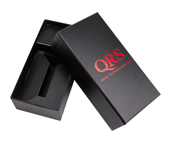 Black Coloured Two-Piece Rigid Box